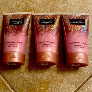 Lot of 3 Bath and Body Works 1000 Wishes body scrubs
